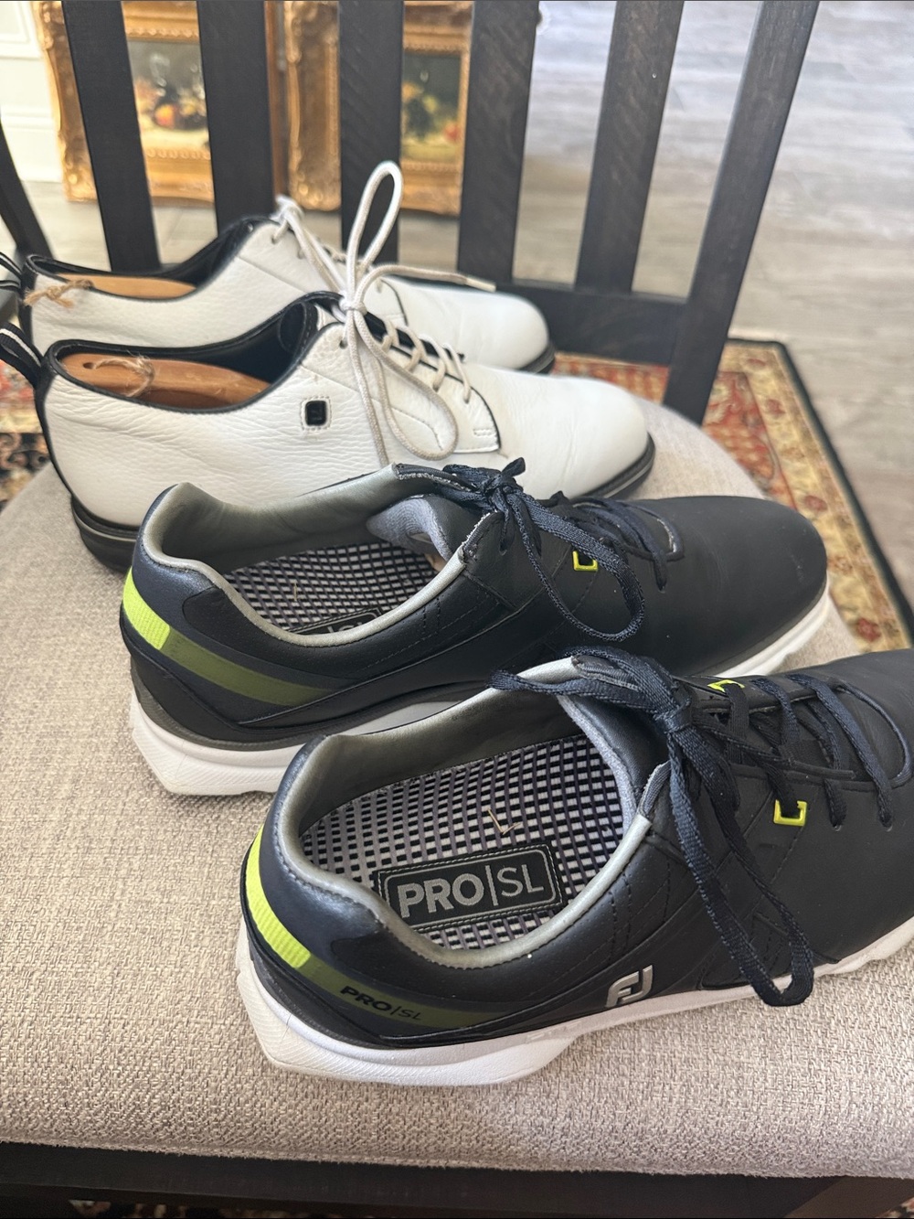 FootJoy Men’s Golf shoes in Black, White
